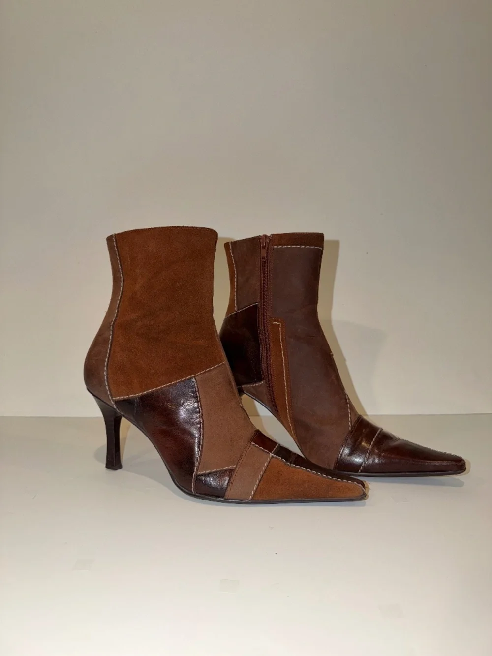 NINE WEST  - Suede snd Leather Booties